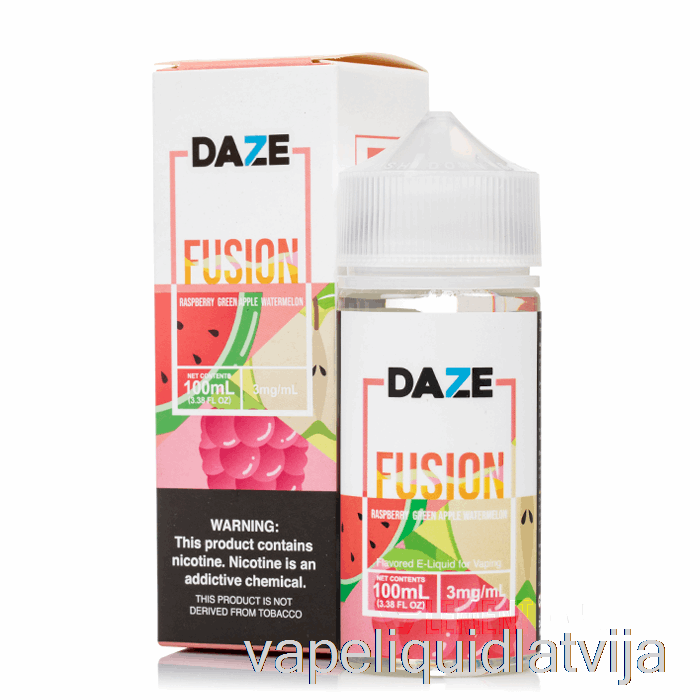 Aveņu Zaļo ābolu Arbūzs - 7 Daze Fusion - 100ml 0mg Vape šķidrums